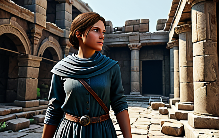 **
"A fully clothed female adventurer in modest clothing, exploring ancient ruins in Serendia, appropriate attire, safe for work, perfect anatomy, natural proportions, professional digital art, high quality."
**